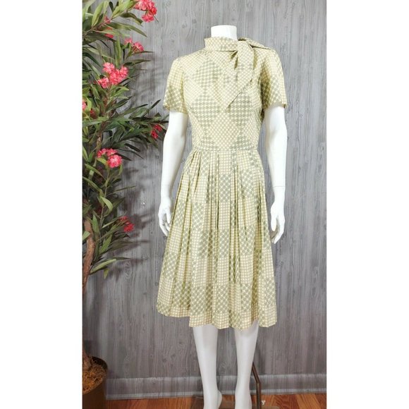 McKettrick Dresses & Skirts - 1950 Pleated Day Dress Shirtdress McKettrick